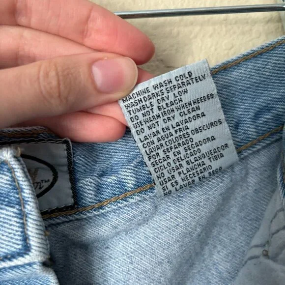 Vintage Bugle Boy For Her High Rise Denim Jean Shorts - Picture 8 of 8